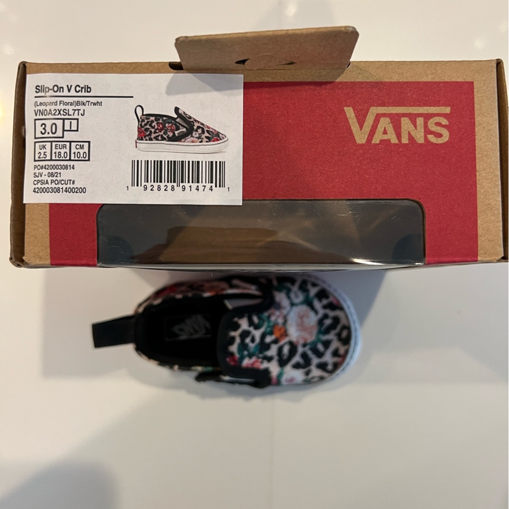 Vans Slip On V Crib Shoe